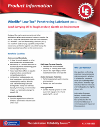 2011 Wirelife® Low Tox® Pentrating Lubricant